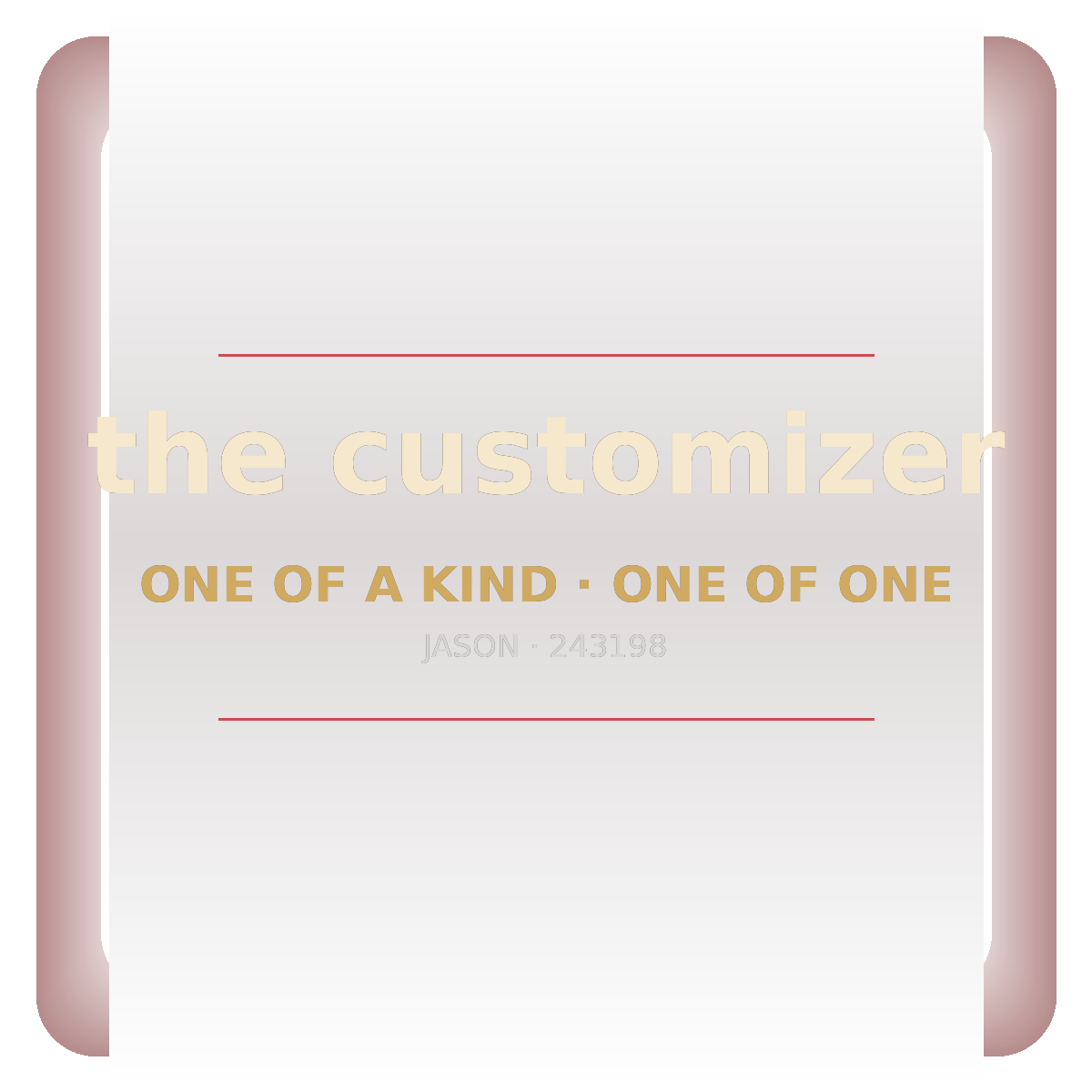 the customizer